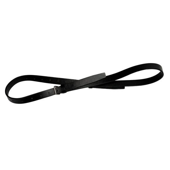 DION LEE Double Buckle Belt in Black - Picture 1 of 5